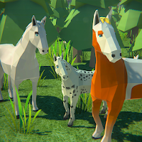 Симулятор Лошади: Игра Семья Животных Дикий Табун (MOD, Много денег)