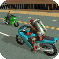 Jetpack Hero Miami Crime (MOD, Bani nelimitat)