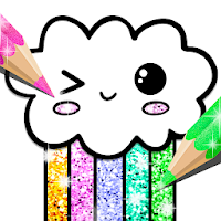 Kawaii Coloring Book Glitter (Mod)