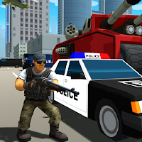 Grand Gangster City: Pixel 3D Gun Crime Game (MOD, Много денег)