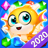 Jewel Blast Dragon - Match 3 Puzzle (MOD, Много денег)