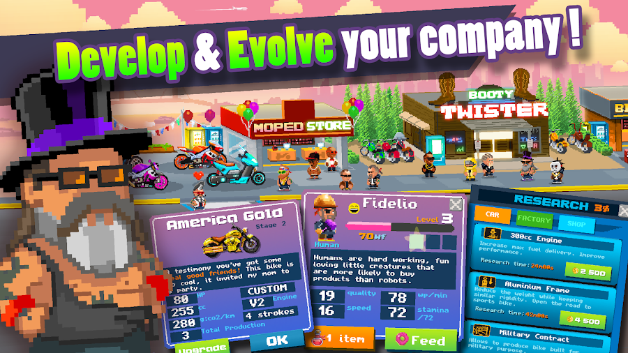 Download Motor World Bike Factory Mod Unlimited Money V1 327 Free On Android