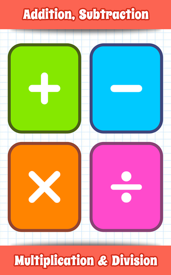 Download Math Games, Learn Add, Subtract, Multiply & Divide v1.8 free